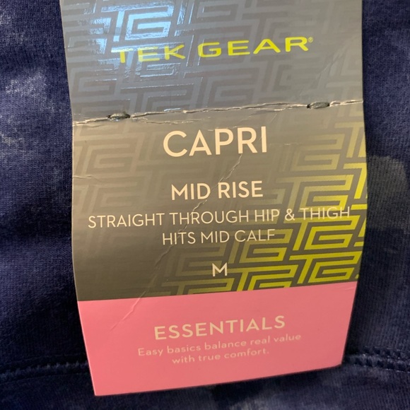 Tek Gear Mid Rise Capri Med - Picture 6 of 6
